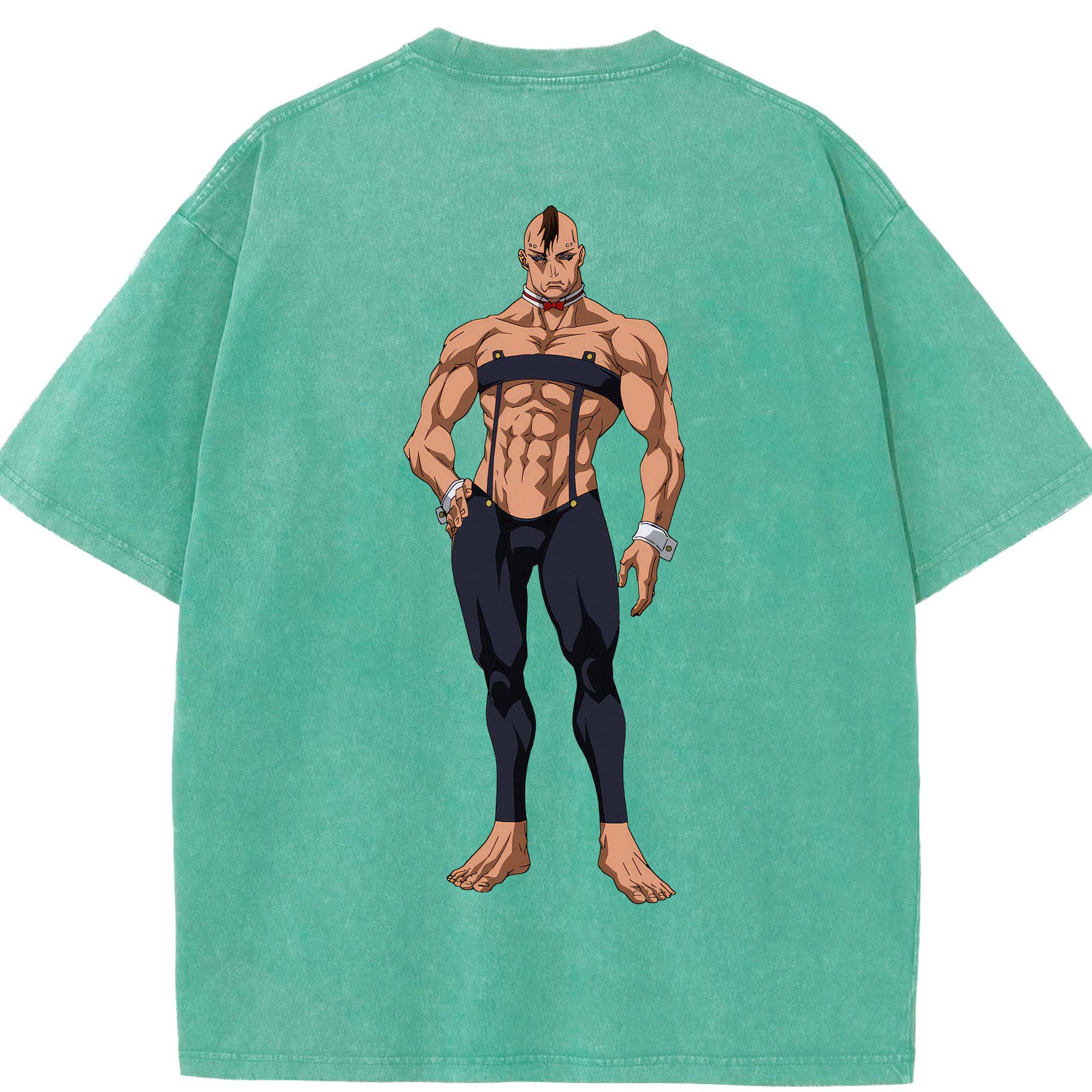 （画像用） 呪術廻戦 Jujutsu Kaisen 綿100% ヴィンテージ風 半袖Tシャツ（背面プリント）